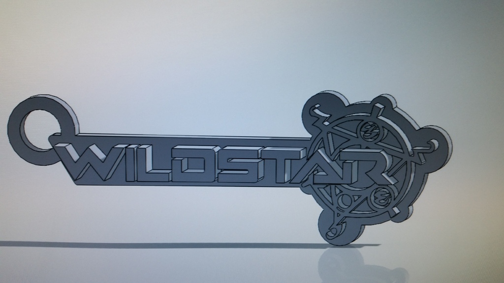 Wildstar Logo Keychain