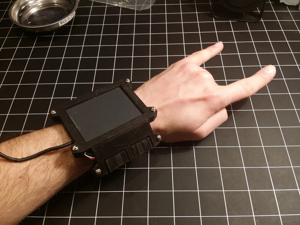 Wearable Cyberpunk Gesture Pad