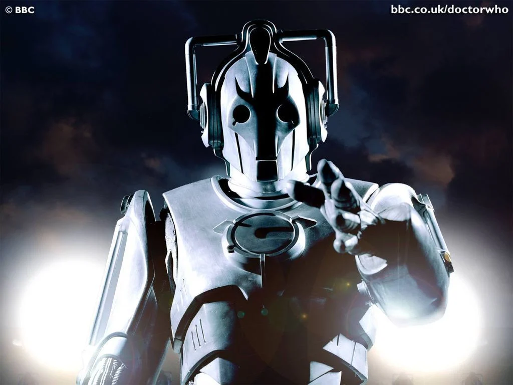 Cyberman Cybus logo badge