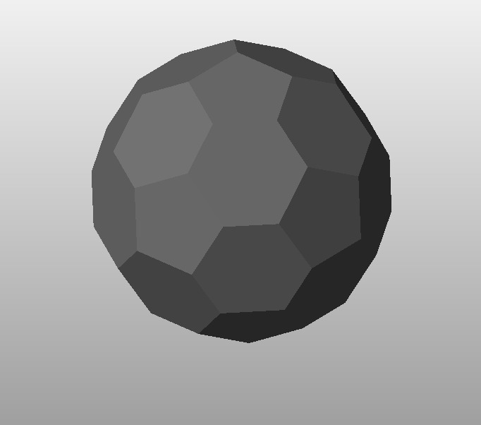 Truncated Icosahedron / Buckyball for vex robotics competition 2013 ready to print
