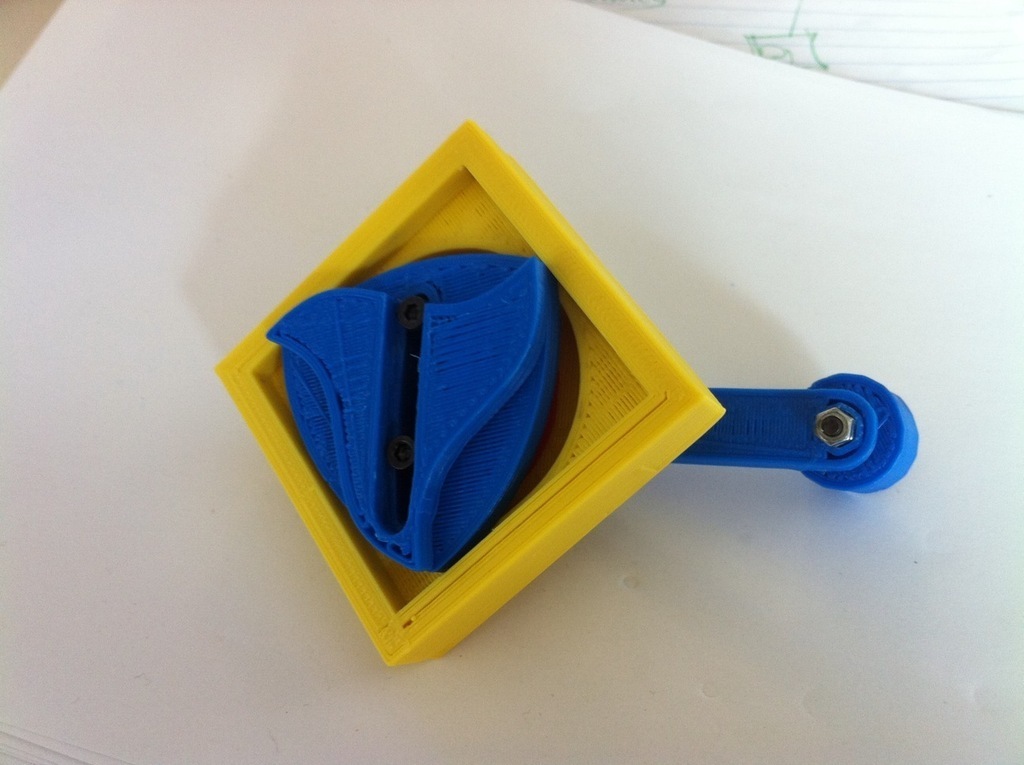 Square drill using a Reuleaux triangle rotor