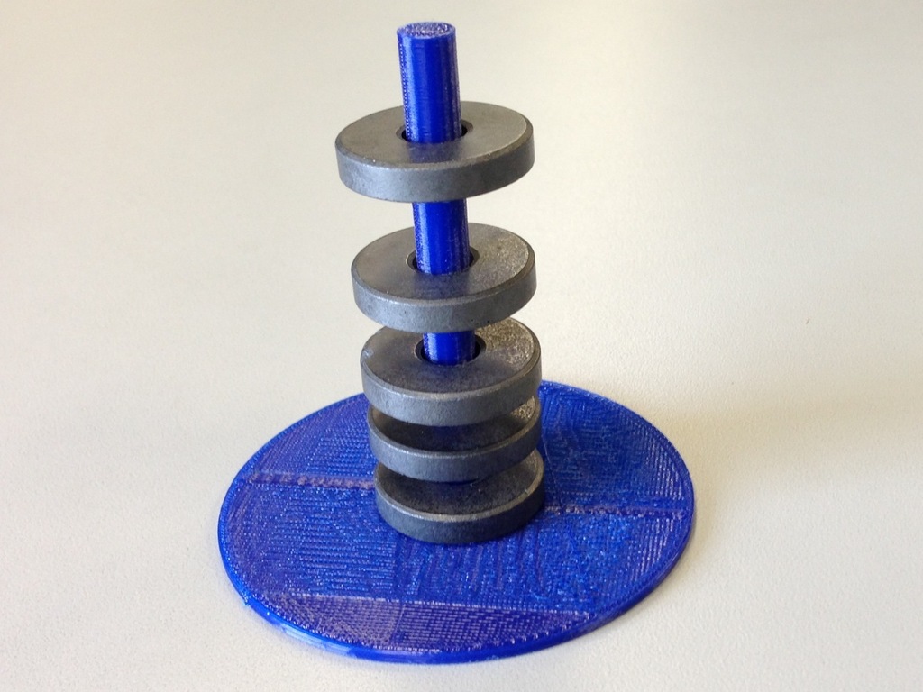 Toy Post for Radio Shack Round Magnets