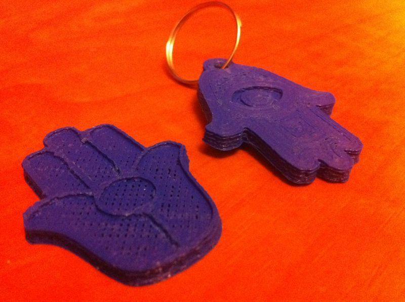 Hamsa keychain
