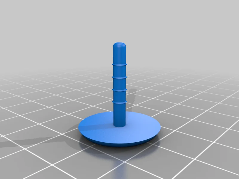 Joint pin for knitted toys