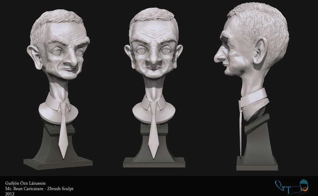 Mr Bean Bust