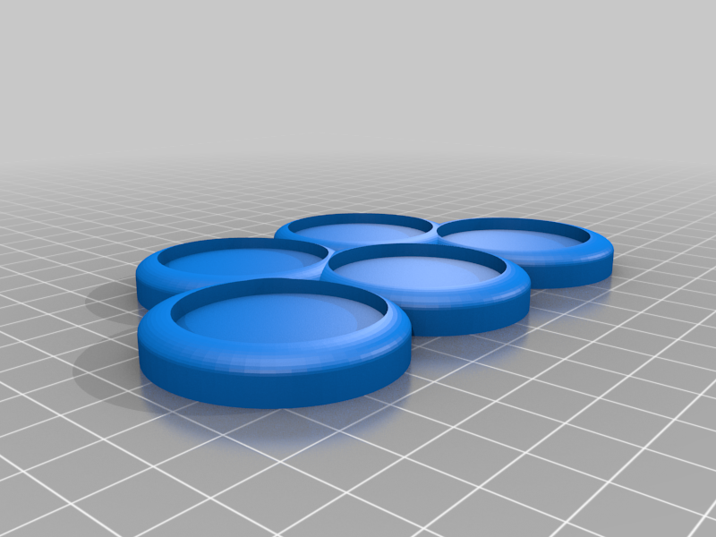 32mm movment trays for 5 miniatures great for 40k and Age of Sigmar