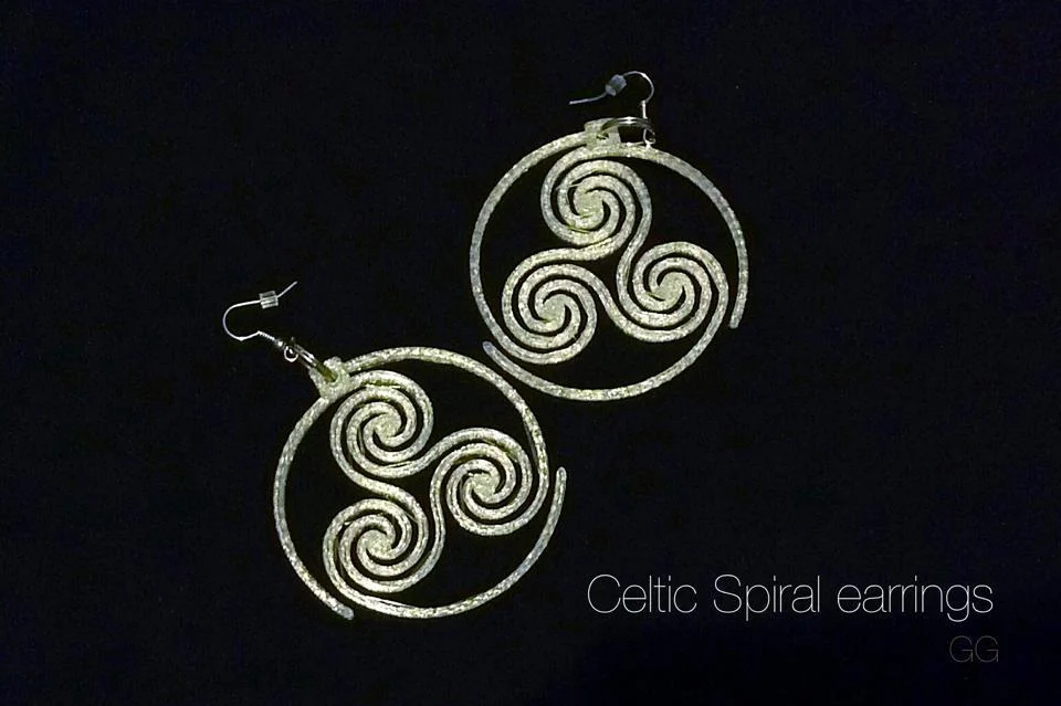 Celtic Triskelion earrings