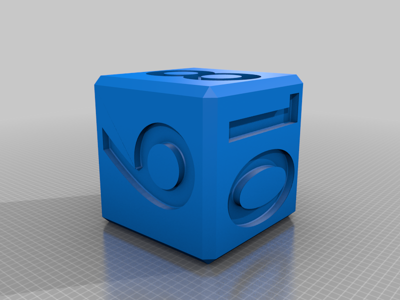 Commander Tax 6 sided die