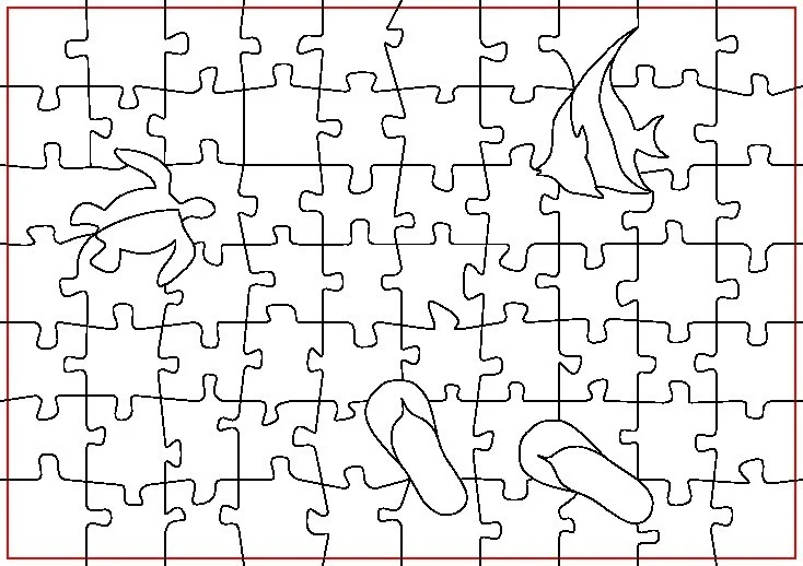 Tropical Themed Puzzle