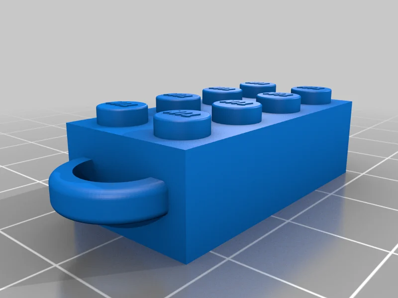 TIM Brick Keychain (LEGO Brick Keychain) LEGO Compatible