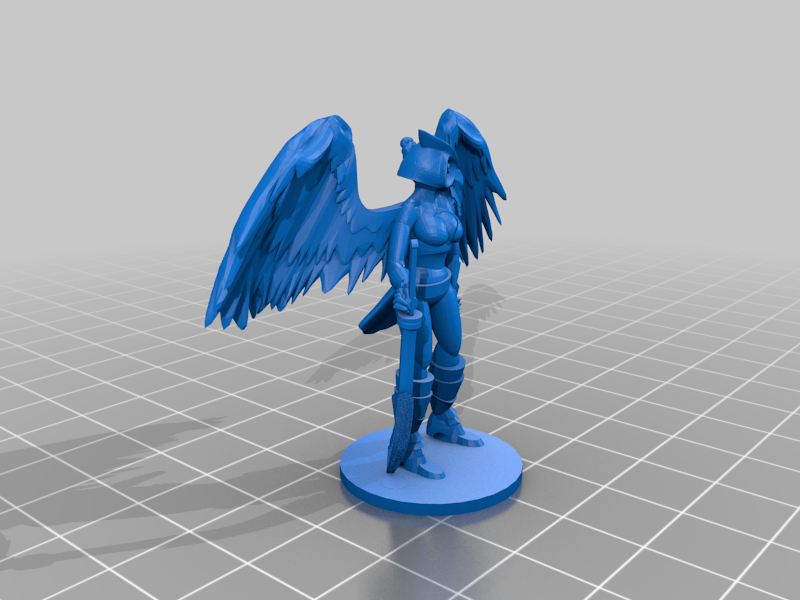 Thena - Owlfolk Rogue - Dungeons & Dragons mini
