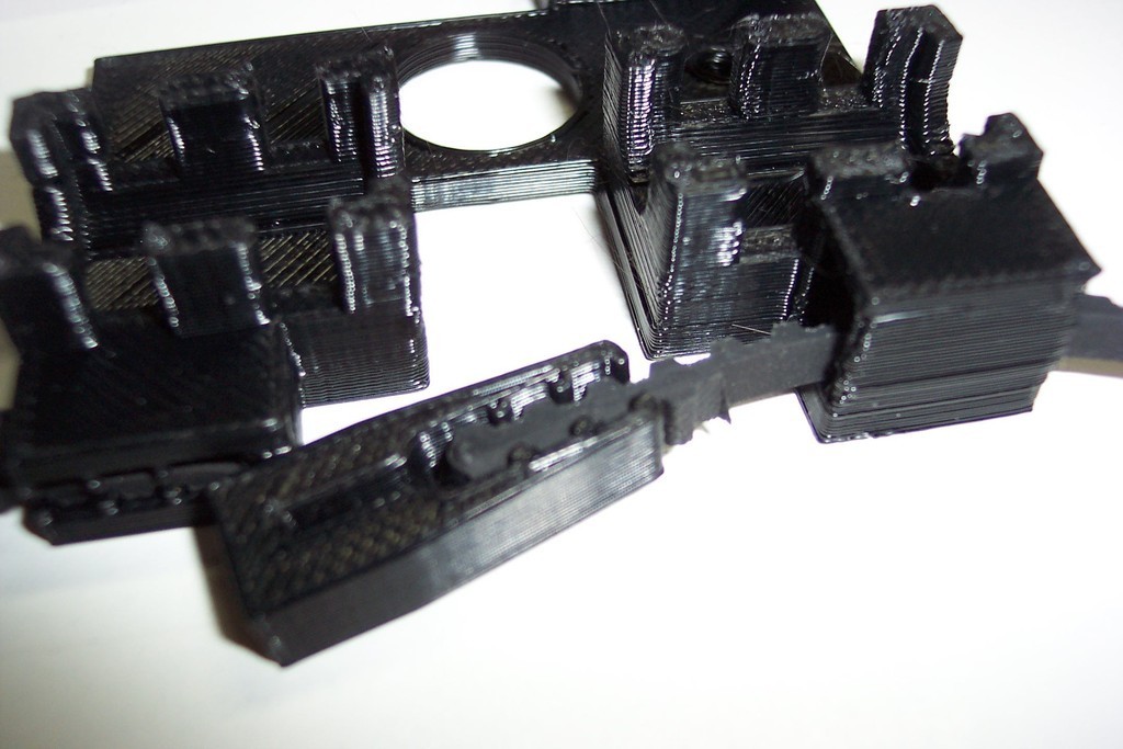 Experimental Prusa X-carriage with auto tightening belt