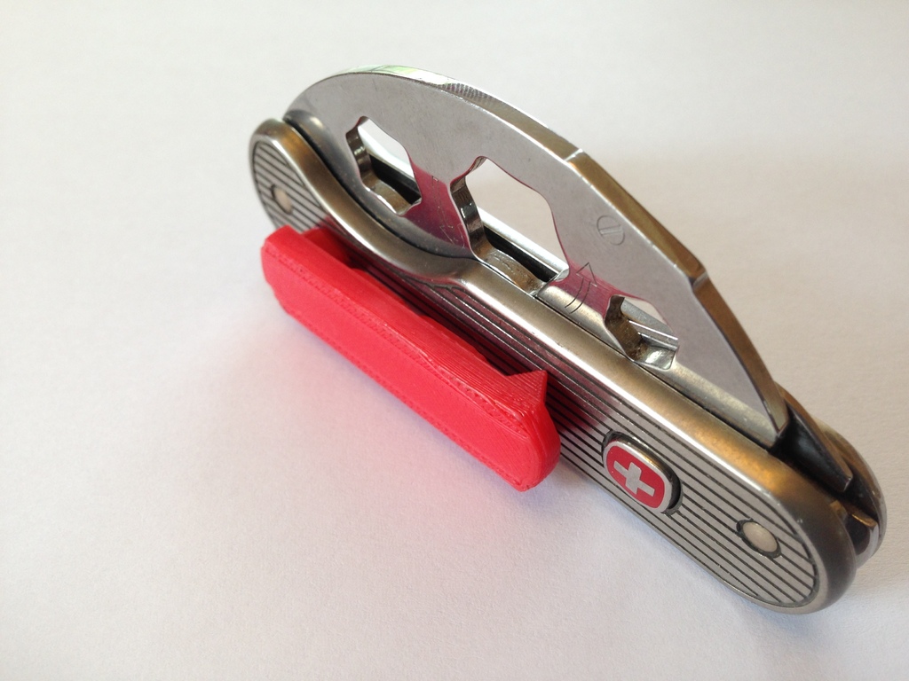 Pocket Clip Attachment for Wenger Titanium Mountaineer Knife