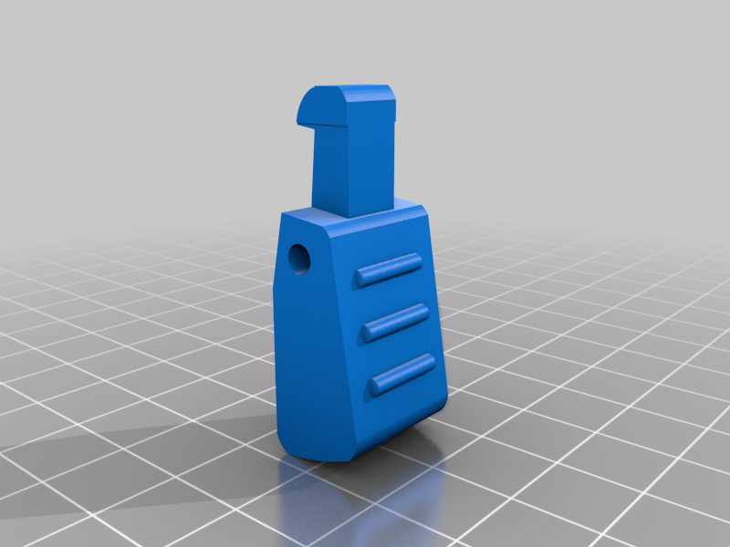 Latch replacement for staple gun magazine
