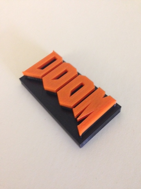 DOOM gaming logo design