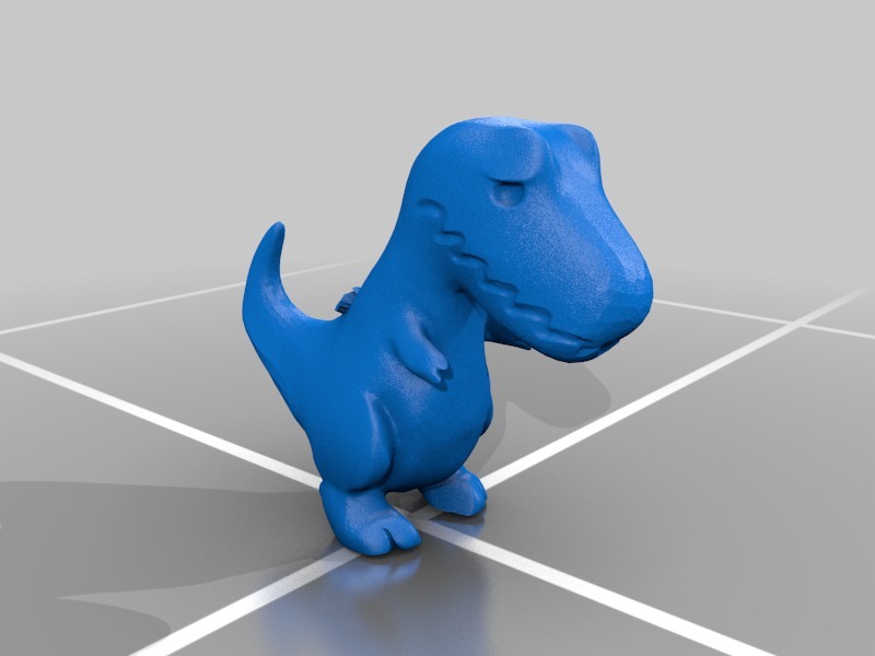 A Dinosaur with numbers on its back