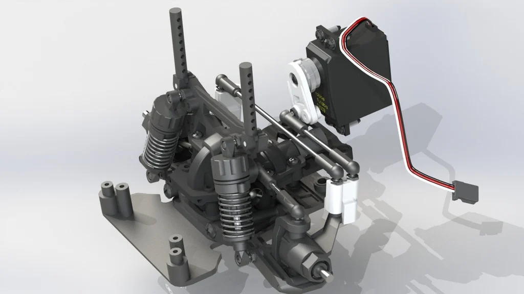 A Working steering for Tamiya DF-03Ra RC car
