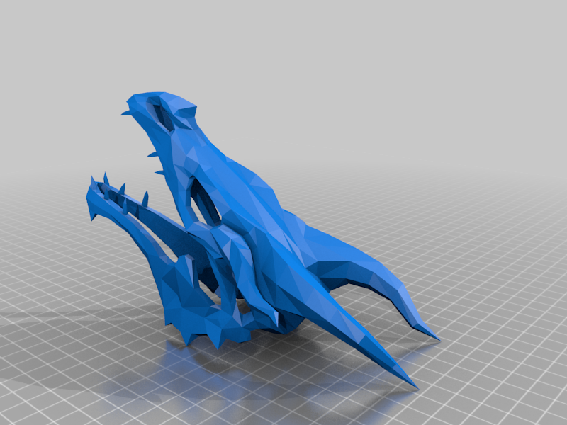 Dragon skull from Skyrim