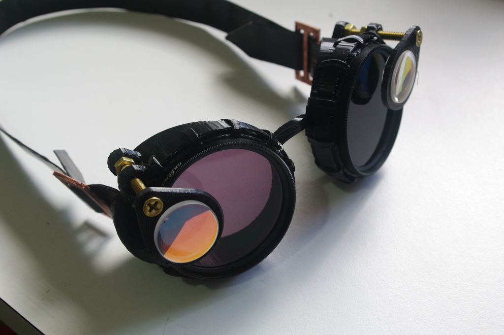 Steampunk Goggles using 52mm Photographic Filters