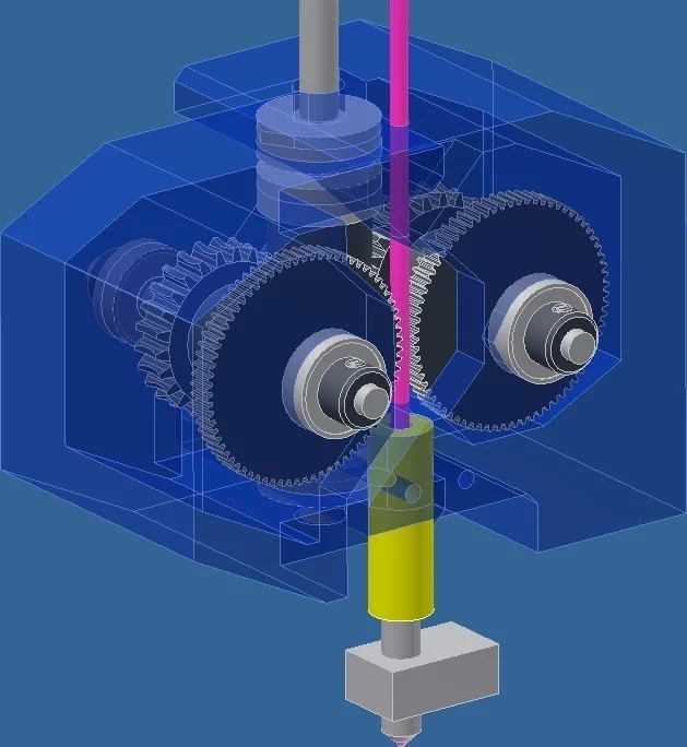 Slugstruder 1.0 - lightweight flexible shaft extruder