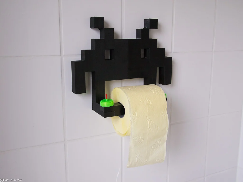 Invader Toilet Paper Holder