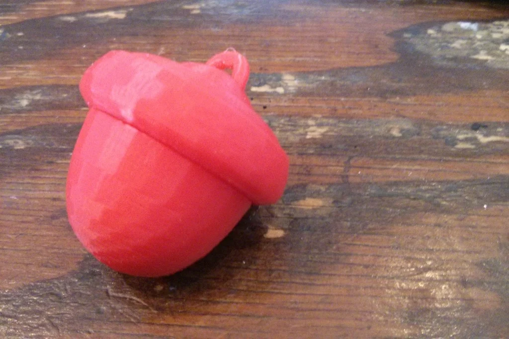 Acorn with secret compartment