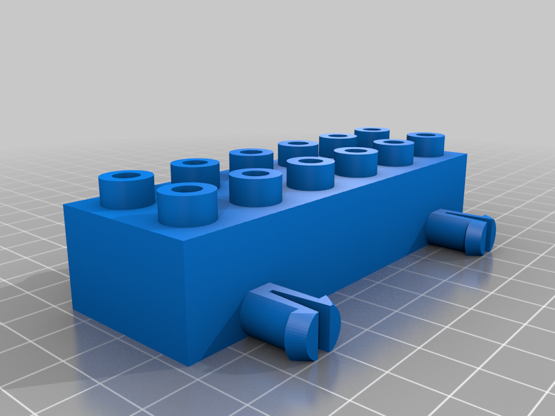 Duplo 4 wheel cart 2x6 brick
