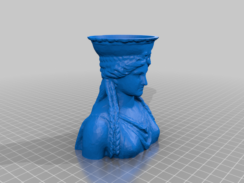 greek statue planter