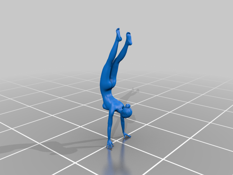 Nude model gim pose
