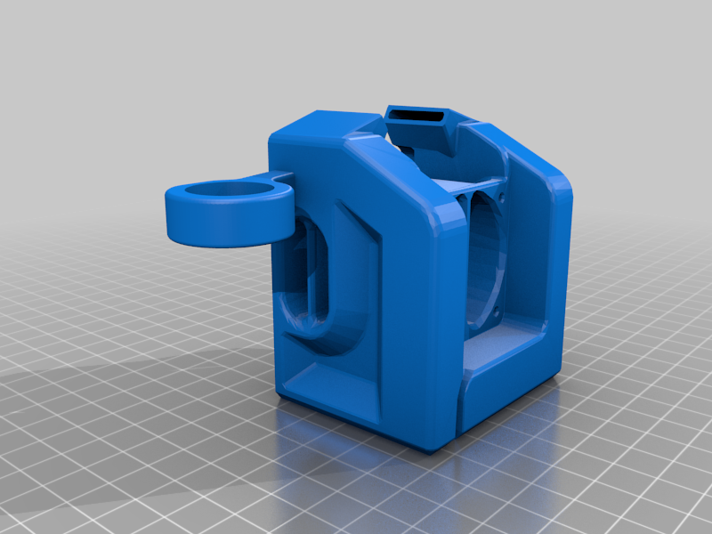 CR-10 / Ender Hotend stock fan shroud with ezabl mount