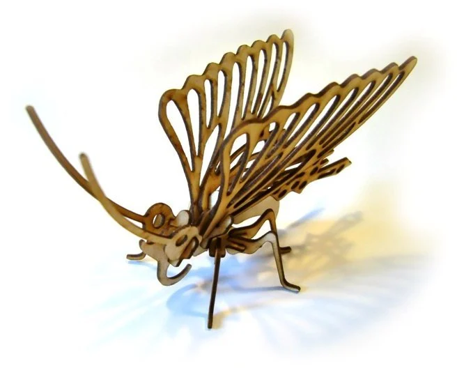 LaserCut - 3D Puzzle Butterfly