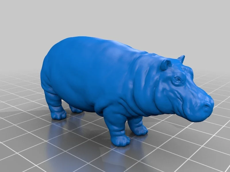 カバ（Hippo）3Dデータ