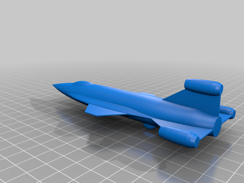 Single-Perimeter Rocket Plane Spiral Printing (mechg)