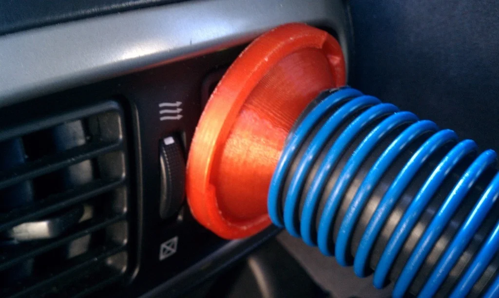 AC vent to tube adapter