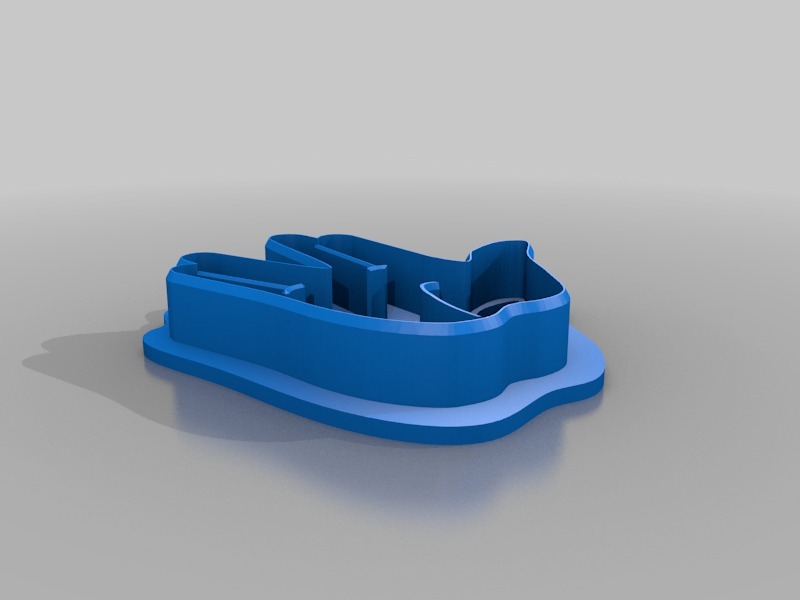 Vulcan salute cookie cutter