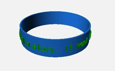 Simple Poem Bracelet