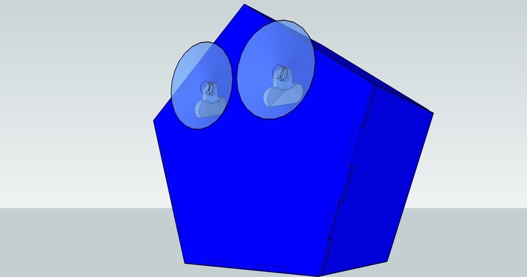 Birdhouse Variant: Suction Cups to Affix to Window
