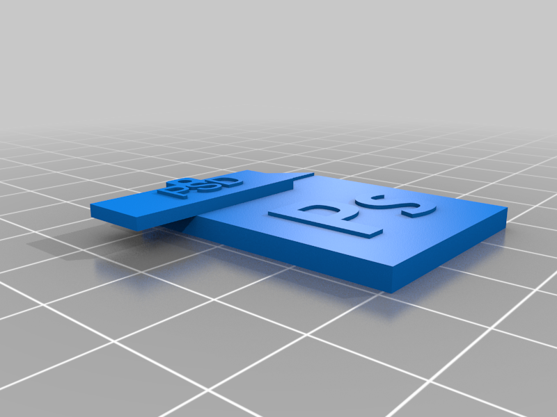 Photoshop icon keychain