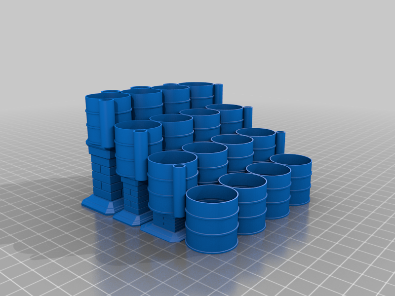 OilBarrelPot&BrushHolder
