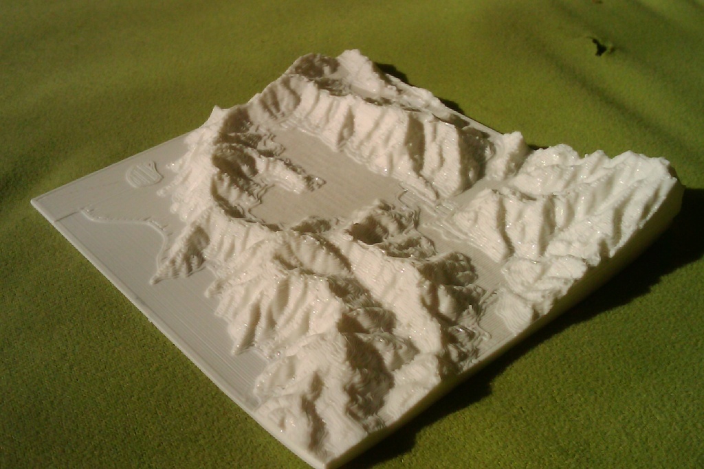 Wainuiomata relief model