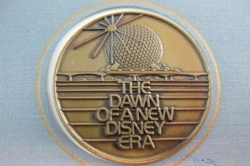 Original Opening Day 1982 EPCOT Center Commemorative Coin
