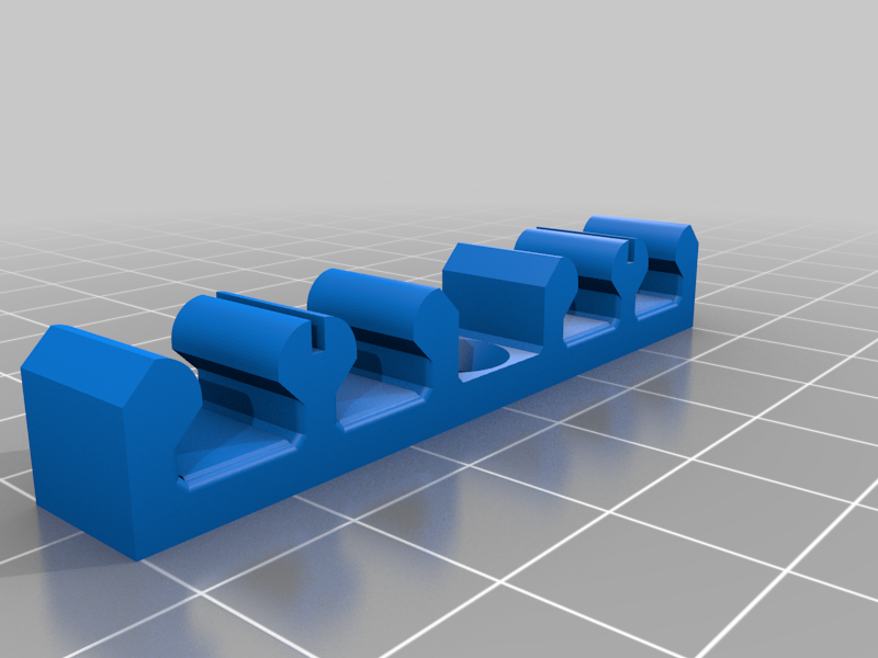 Mounted AC Power Cable Comb
