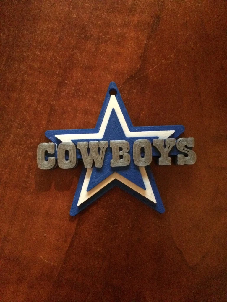 COWBOYS Football Team Keychain