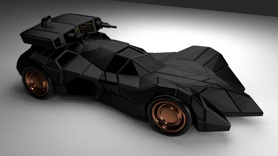 Batmobile armed and armored