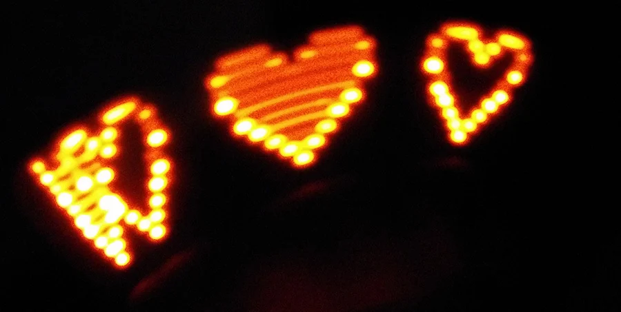Attiny85 10 LED POV