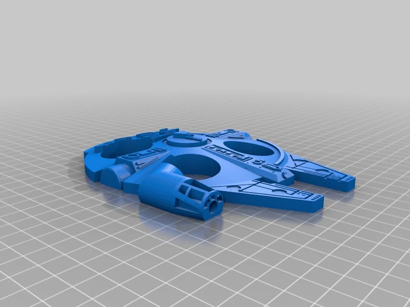 Millennium Falcon Tube Rack_Simplified