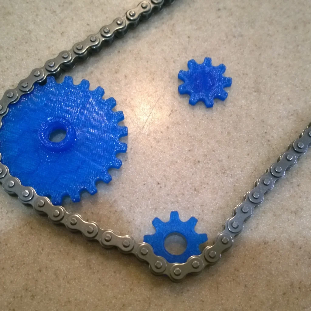 Roller Chain Sprockets OpenSCAD Module