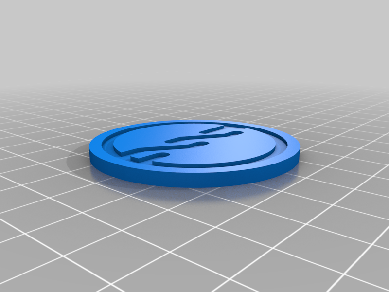 NXT Digital Coin 50x50x3mm crypto currency