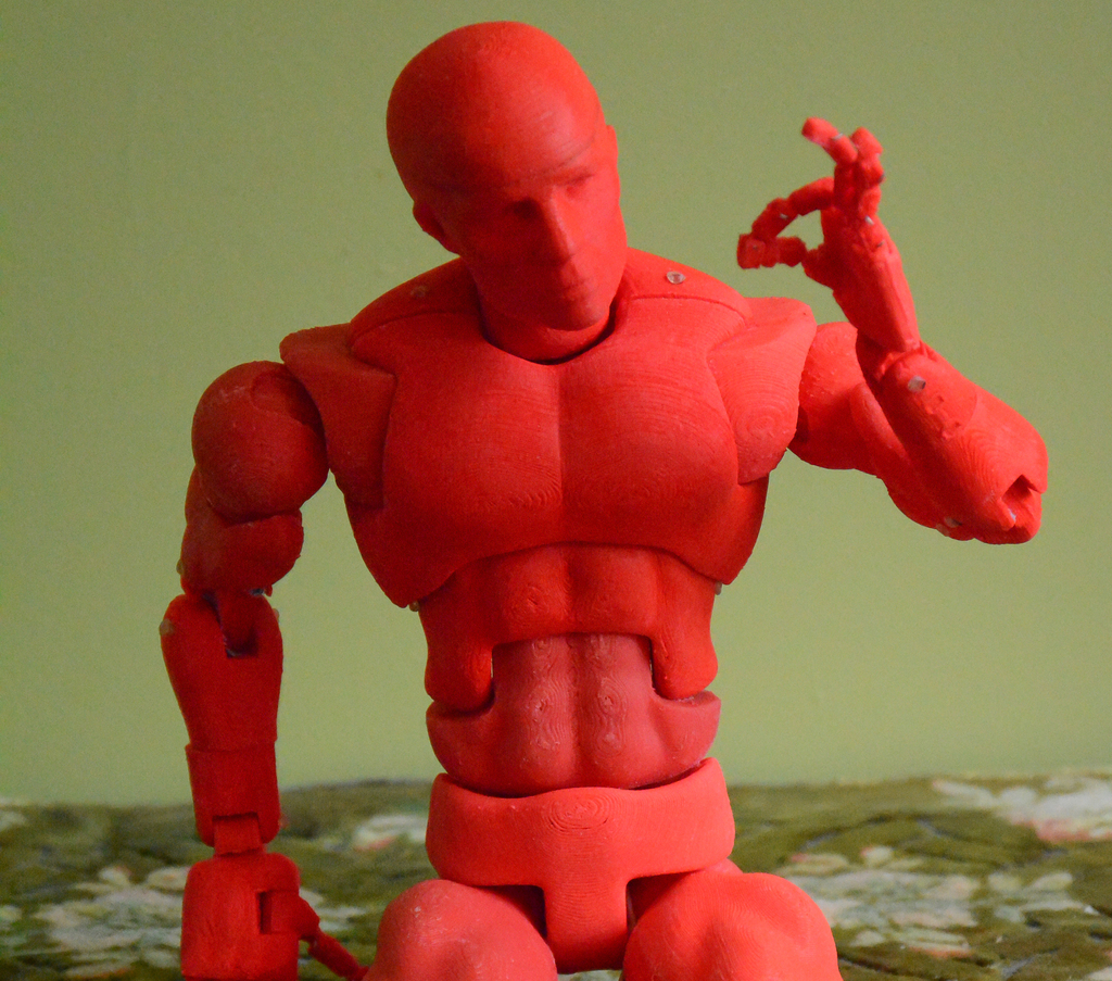 Open Source Action Figure with 70 Points of Articulation (aka Dexter)