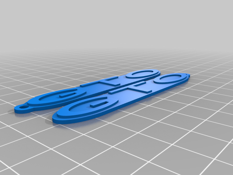 Pontiac GTO keychain